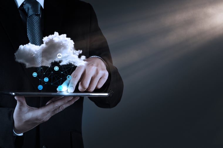 Cloud and CRM data storage customer engagement