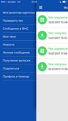Мобильное приложение ФНС